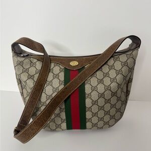 Gucci Beige Cherry line GG Shoulder Bag